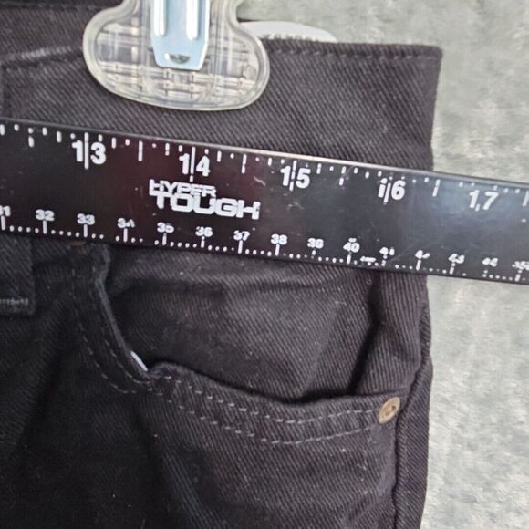 Lee Women's Sz 12med Relaxed Straight Leg Black New stretch jeans pants - Picture 6 of 14